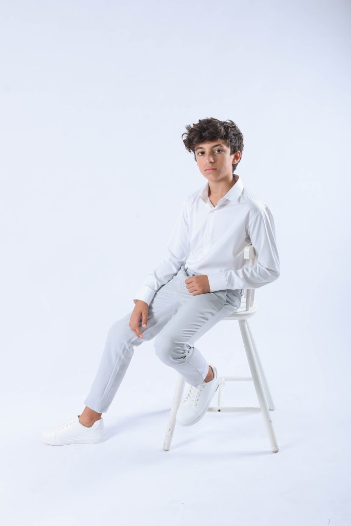 מכנס דמוי פשתן דגם SHAY