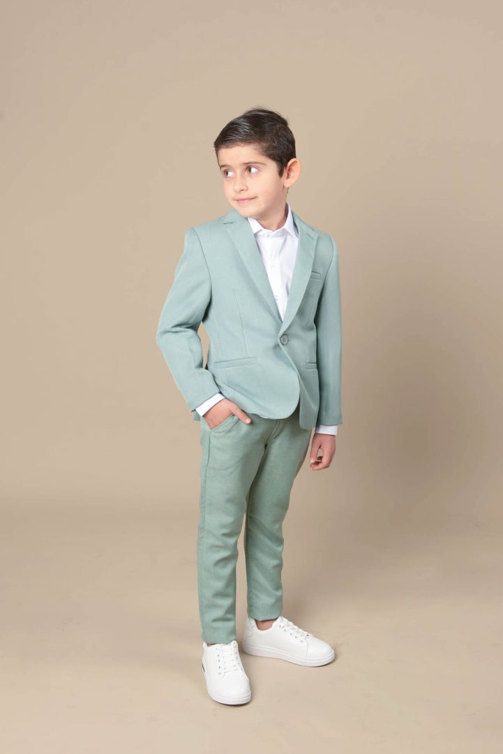 ג'קט דמוי פשתן דגם DOMINIC