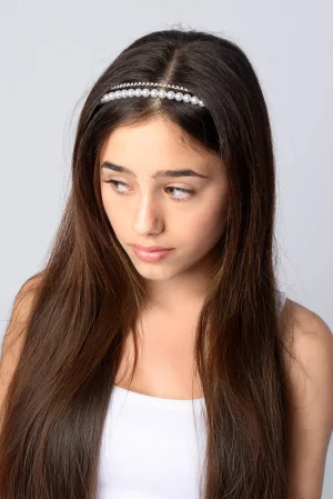 קשת כפולה פנינים ואבנים דגם ELIANA